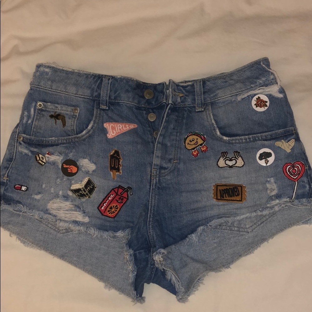 Zara Patch Shorts